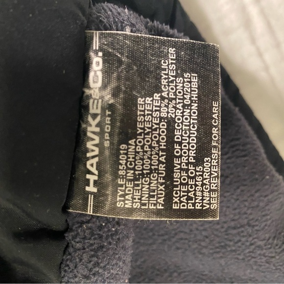 Boys Hawke and Co Winter 3 in 1 System Sport Jacket Coat Black Size 10/12 - Picture 8 of 16